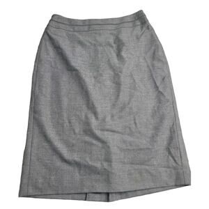 White House Black Market Gray‎ Women's Skirt Size 4
